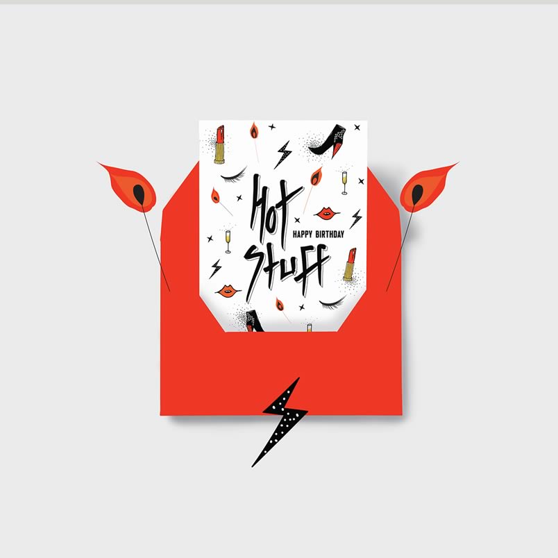 Shop Hot Stuff Greeting Card
